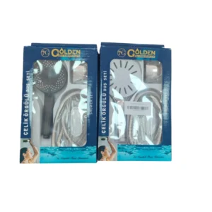 Duş Seti Çelik Örgülü Golden