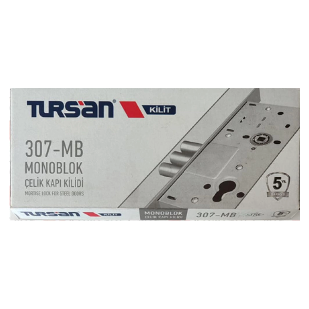 Monoblok Çelik Kapı Kilidi Tursan - Görsel 2